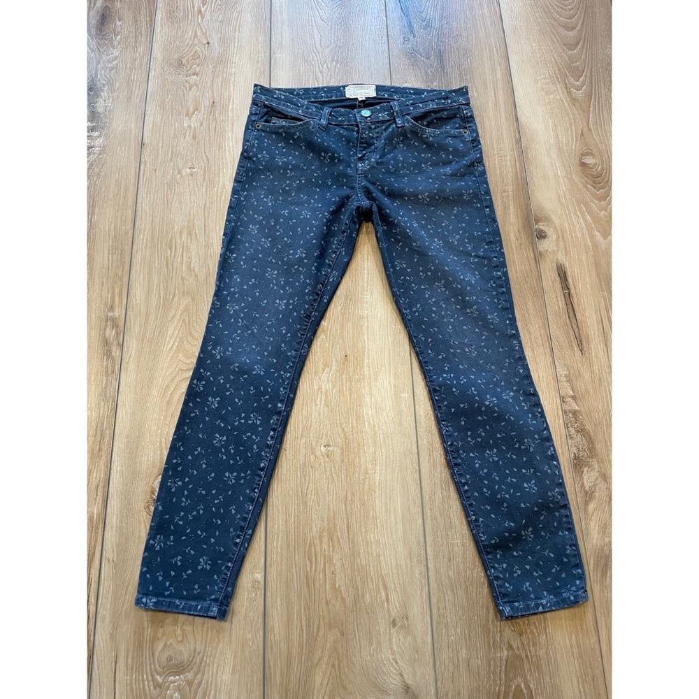 Current/Elliott The Stiletto Floral Print Jeans